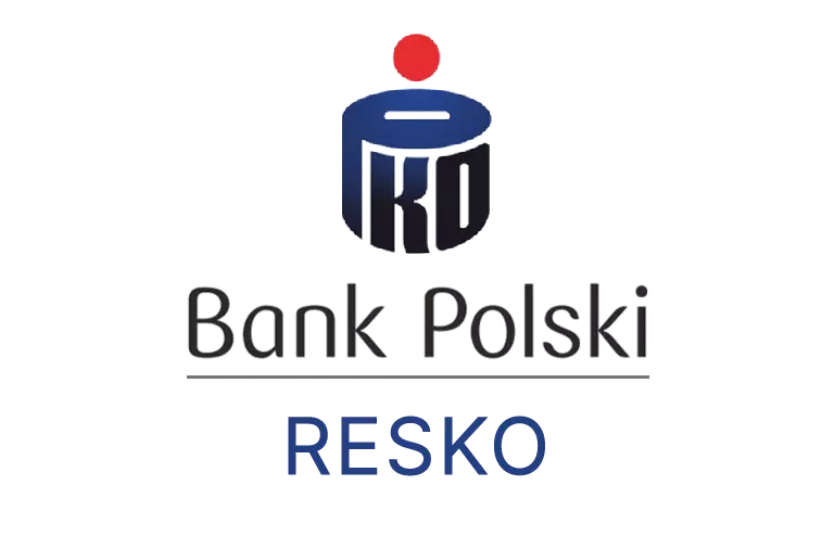 Logo reskiej placówki banku PKO Bank Polski SA