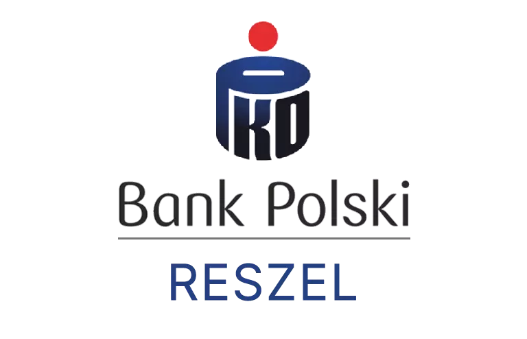 Logo Reszelskiej placówki banku PKO Bank Polski SA