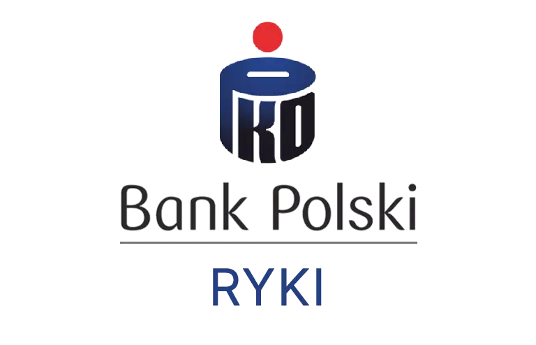 Logo ryckiej placówki banku PKO Bank Polski SA