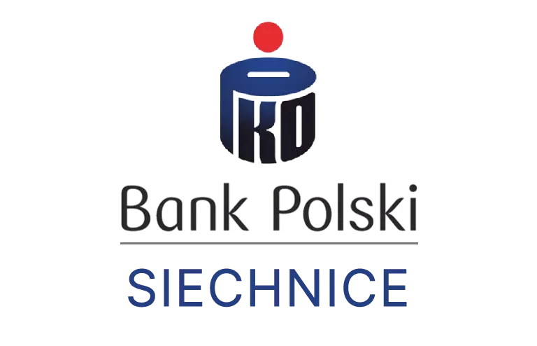 Logo siechnickiej placówki banku PKO Bank Polski SA