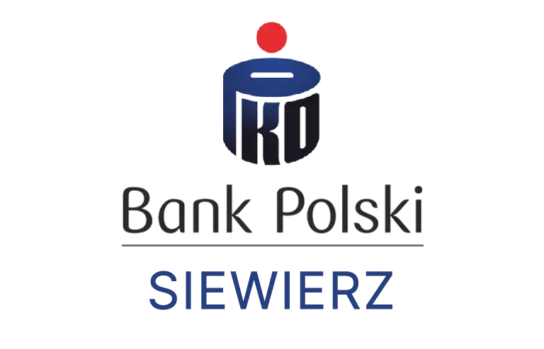 Logo siewierskiej placówki banku PKO Bank Polski SA