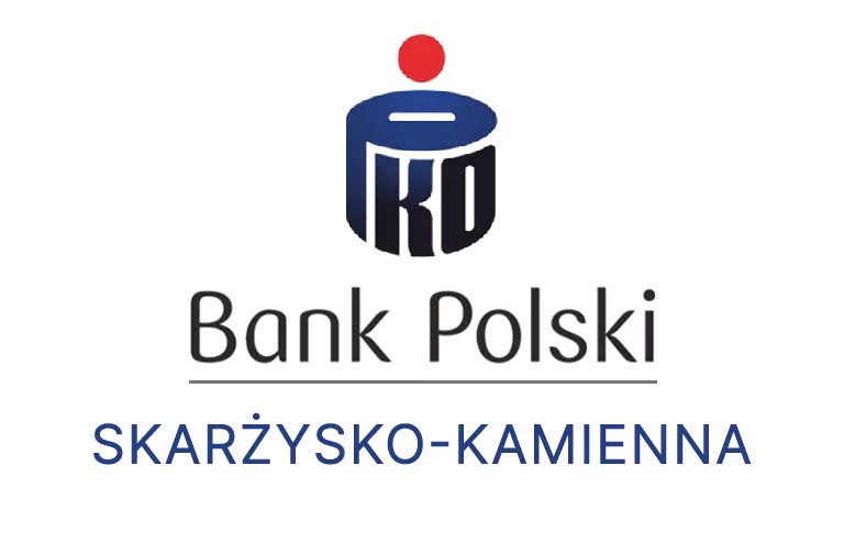 Logo skarżyskiej placówki banku PKO Bank Polski SA