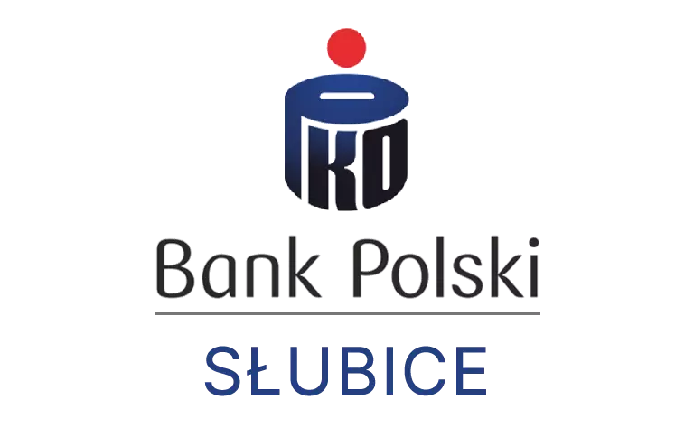 Logo słubickiej placówki banku PKO Bank Polski SA