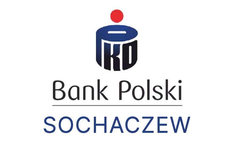 Logo sochaczewskiej placówki banku PKO Bank Polski SA