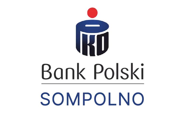 Logo sompoleńskiej placówki banku PKO Bank Polski SA