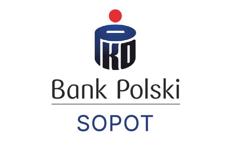 Logo sopockiej placówki banku PKO Bank Polski SA
