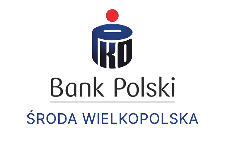 Logo Powszechnej Kasy Oszczędnościowej w Środzie Wielkopolskiej