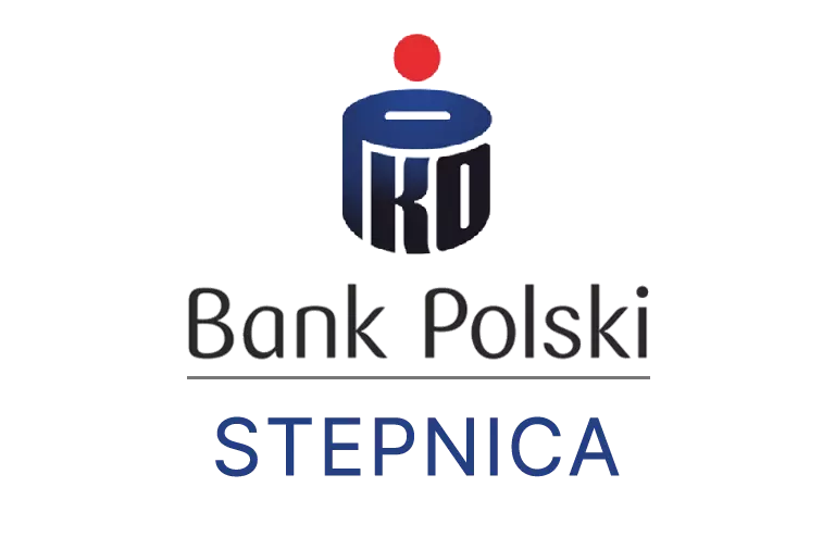 Logo stepnickiej placówki banku PKO Bank Polski SA