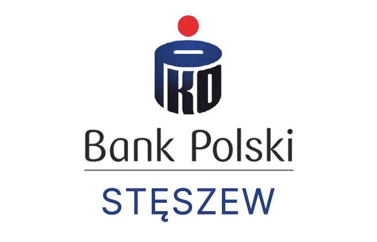 Logo stęszewskiej placówki banku PKO Bank Polski SA