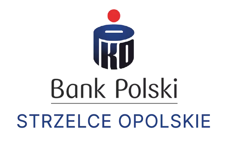 Logo strzeleckiej placówki banku PKO Bank Polski SA