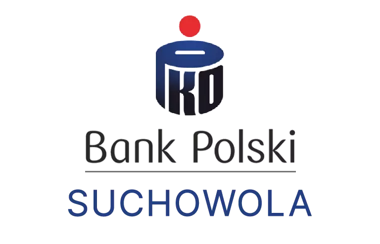 Logo suchowolskiej placówki banku PKO Bank Polski SA