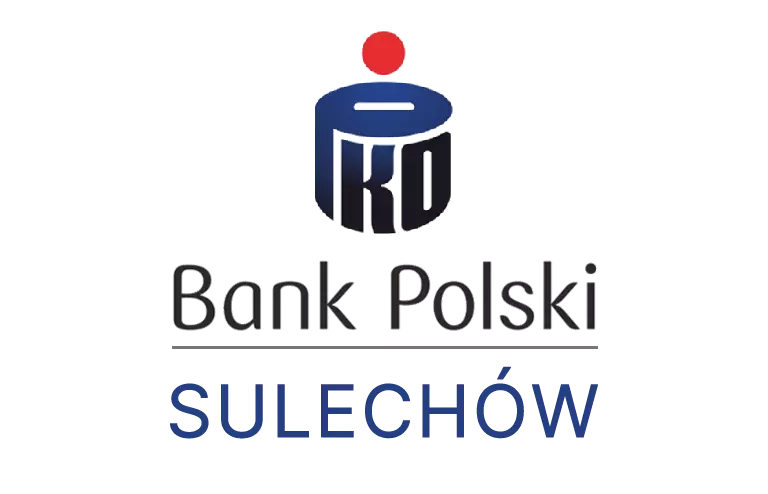 Logo sulechowskiej placówki banku PKO Bank Polski SA
