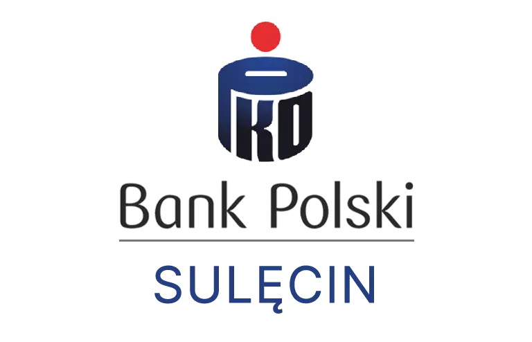 Logo sulęcińskiej placówki banku PKO Bank Polski SA
