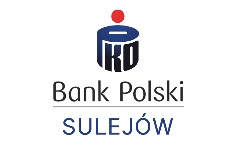 Logo sulejowskiej placówki banku PKO Bank Polski SA