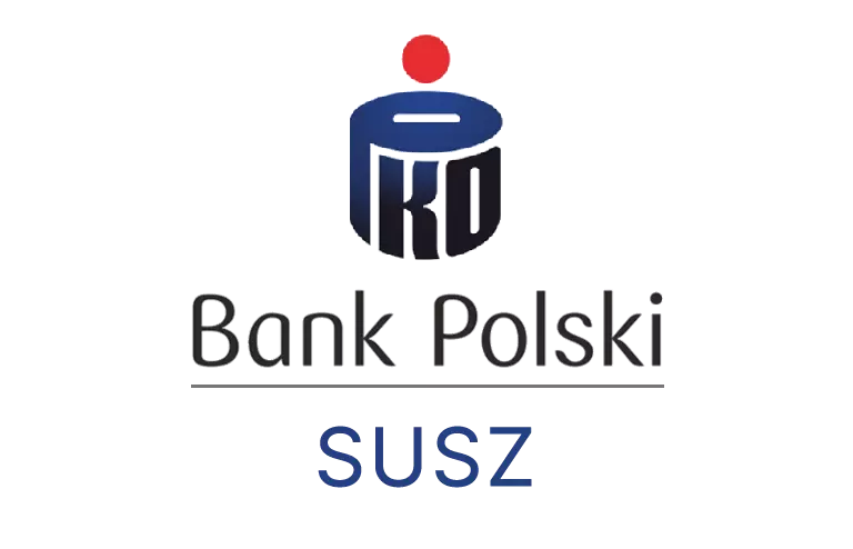Logo suskiej placówki banku PKO Bank Polski SA