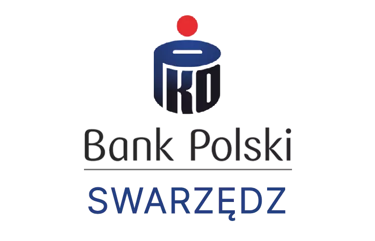 Logo swarzędzkiej placówki banku PKO Bank Polski SA