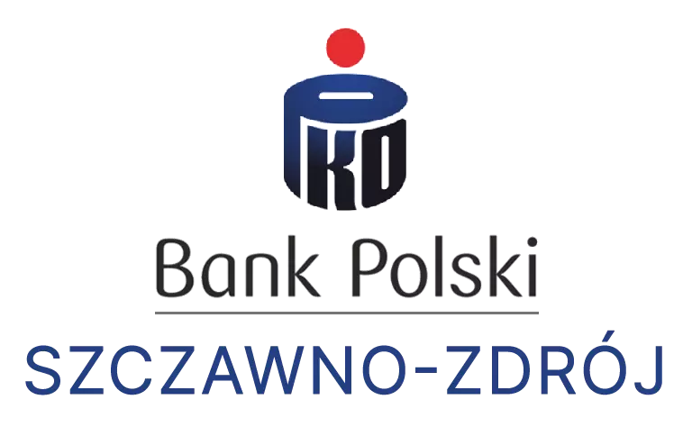 Logo szczawieńskiej placówki banku PKO Bank Polski SA
