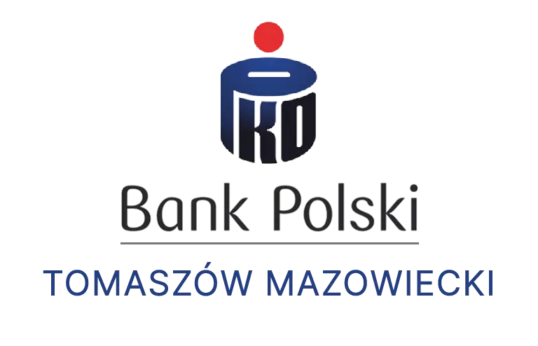 Logo Powszechnej Kasy Oszczędnościowej w Tomaszowie Mazowieckim
