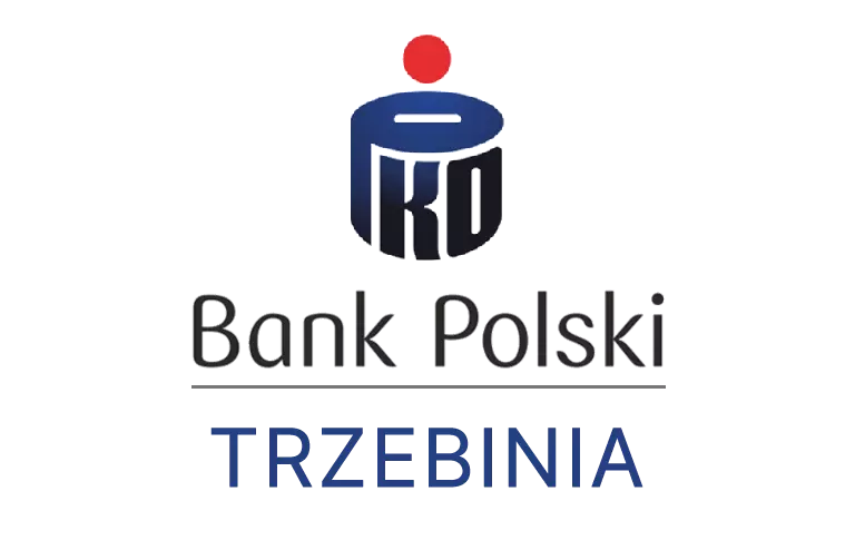 Logo trzebińskiej placówki banku PKO Bank Polski SA