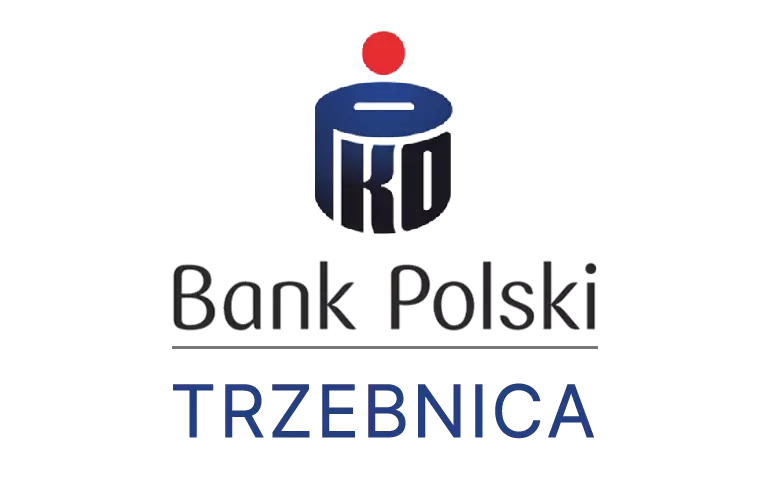 Logo trzebnickiej placówki banku PKO Bank Polski SA