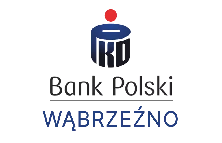 Logo wąbrzeskiej placówki banku PKO Bank Polski SA