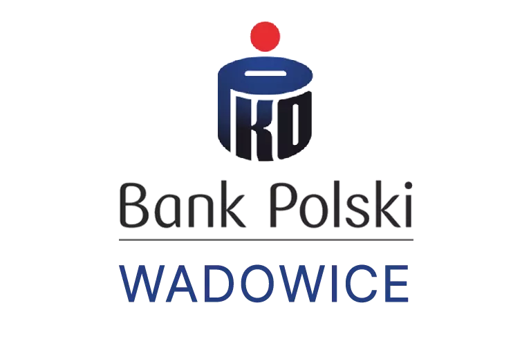 Logo wadowickiej placówki banku PKO Bank Polski SA