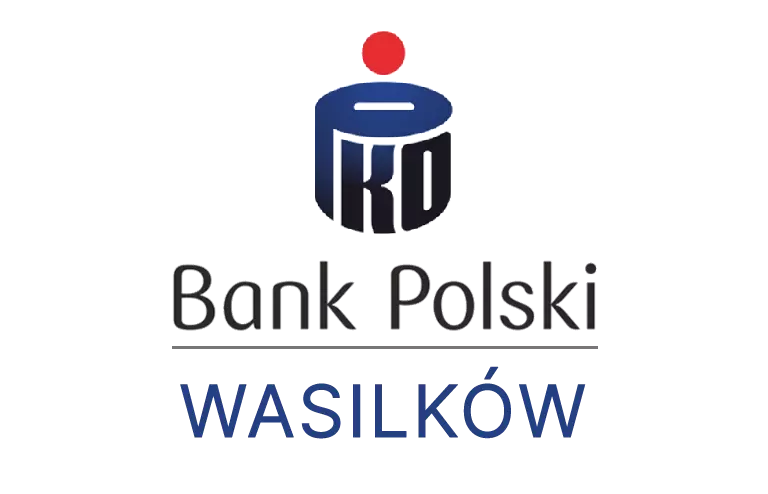 Logo wasilkowskiej placówki banku PKO Bank Polski SA