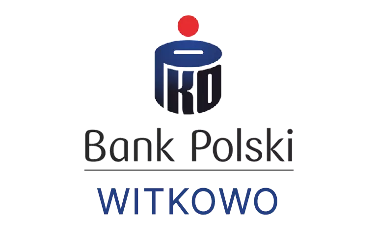 Logo witkowskiej placówki banku PKO Bank Polski SA