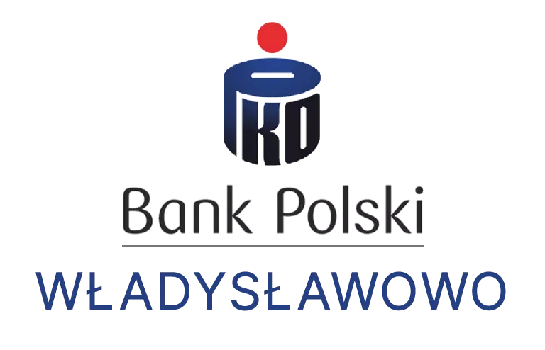 Logo władysławowskiej placówki banku PKO Bank Polski SA