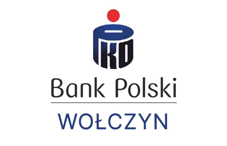 Logo wołczyńskiej placówki banku PKO Bank Polski SA