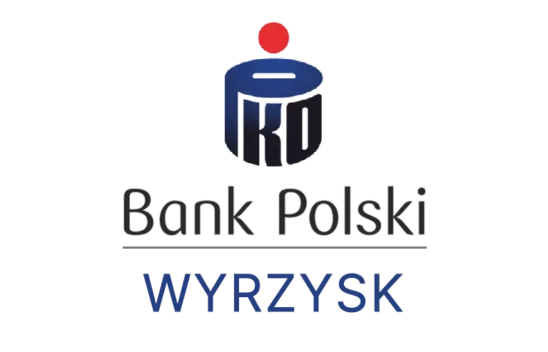 Logo wyrzyskiej placówki banku PKO Bank Polski SA