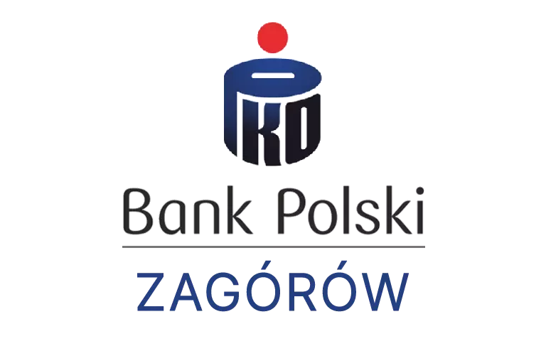 Logo zagórowskiej placówki banku PKO Bank Polski SA