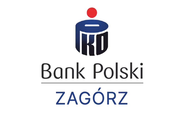 Logo zagórzańskiej placówki banku PKO Bank Polski SA