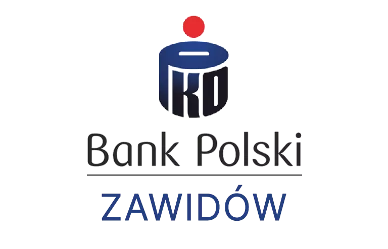Logo zawidowskiej placówki banku PKO Bank Polski SA