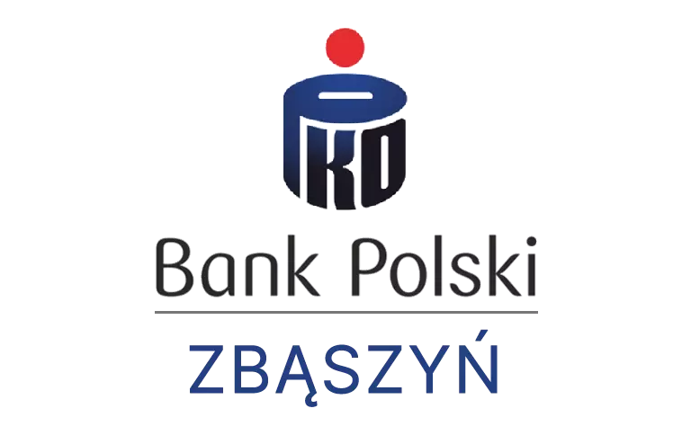 Logo zbąszyńskiej placówki banku PKO Bank Polski SA