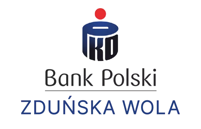 Logo zduńskowolskiej placówki banku PKO Bank Polski SA