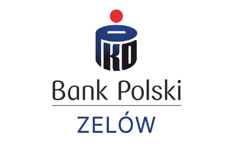 Logo zelowskiej placówki banku PKO Bank Polski SA