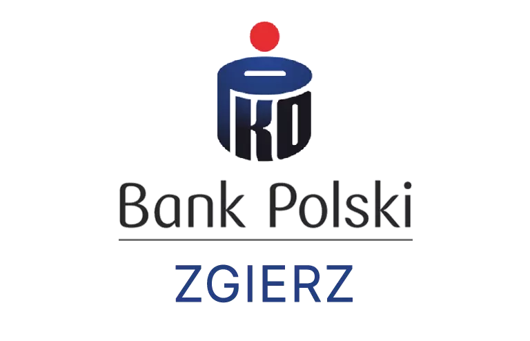 Logo Powszechnej Kasy Oszczędnościowej w Zgierzu