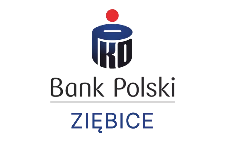 Logo ziębickiej placówki banku PKO Bank Polski SA