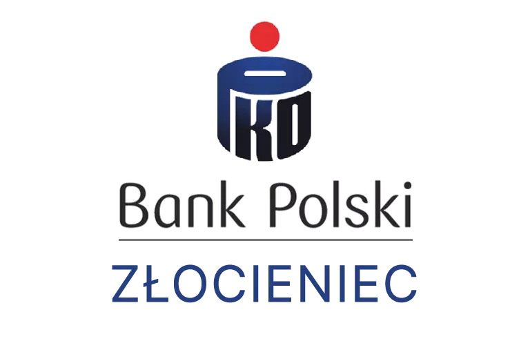 Logo złocienieckiej placówki banku PKO Bank Polski SA