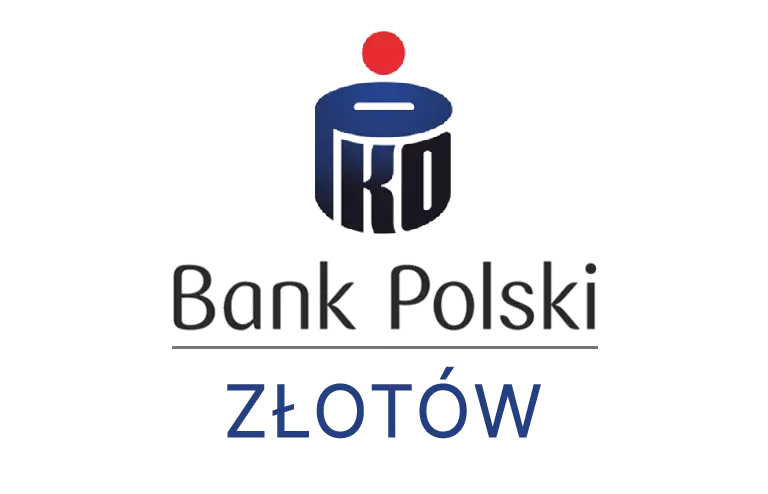Logo złotowskiej placówki banku PKO Bank Polski SA