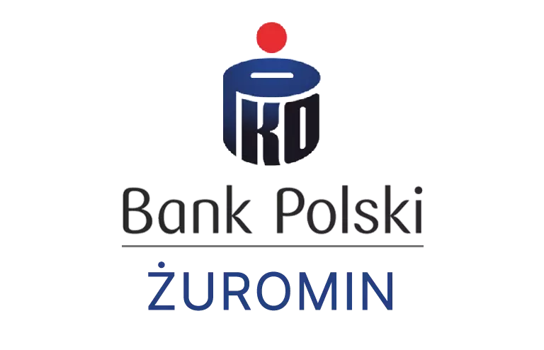 Logo żuromińskiej placówki banku PKO Bank Polski SA