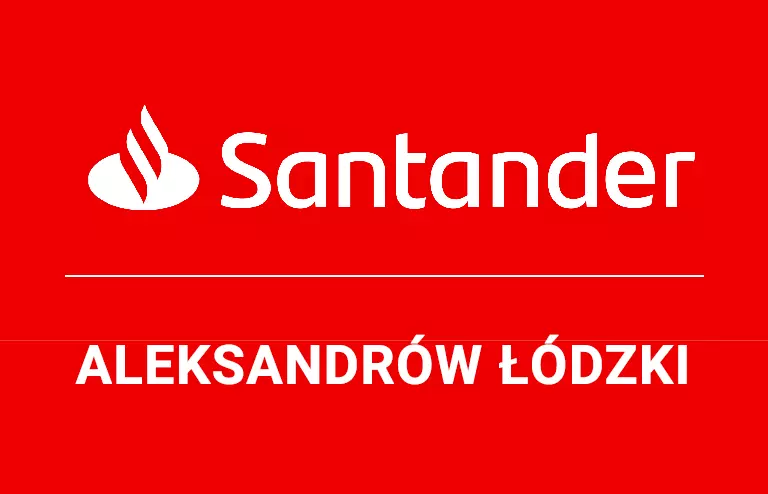 Logo aleksandrowskiej placówki Santander Bank Polska S.A.