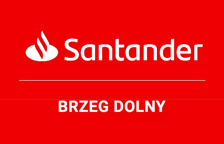 Logo brzeskiej placówki Santander Bank Polska S.A.