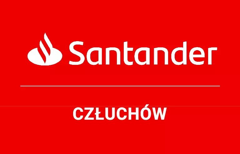 Logo człuchowskiej placówki Santander Bank Polska S.A.
