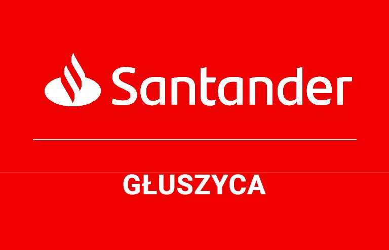 Logo głuszyckiej placówki Santander Bank Polska S.A.