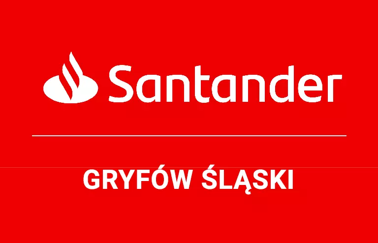 Logo gryfowskiej placówki Santander Bank Polska S.A.