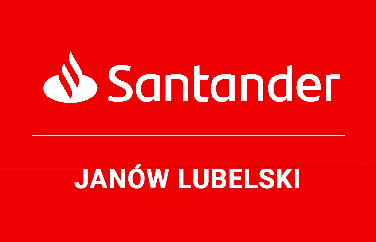 Logo janowskiej placówki Santander Bank Polska S.A.