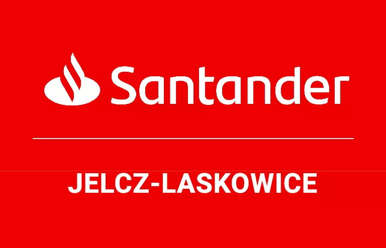 Logo jelczańsko-laskowickiej placówki Santander Bank Polska S.A.