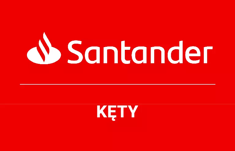 Logo kęckiej placówki Santander Bank Polska S.A.